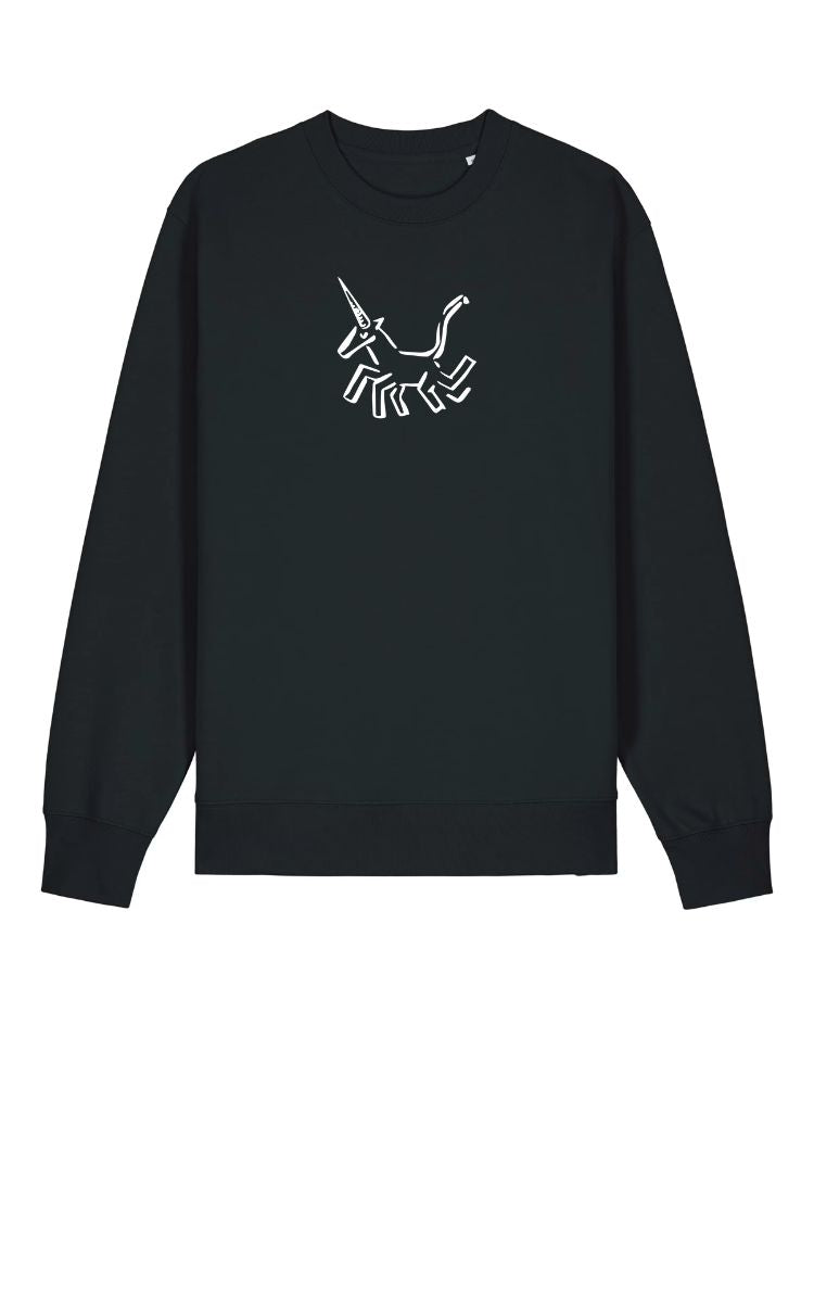Uštvanej - Černý Unisex Svetr