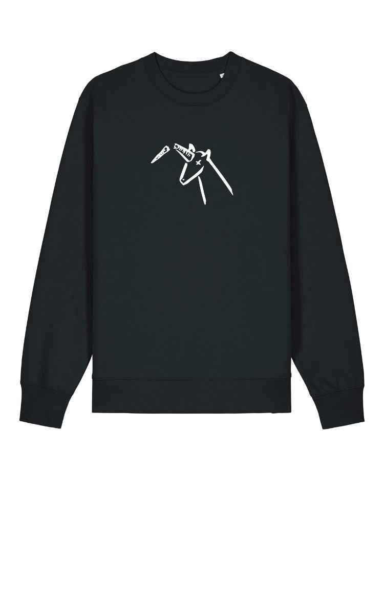 Zlomenej - Černý Unisex Svetr