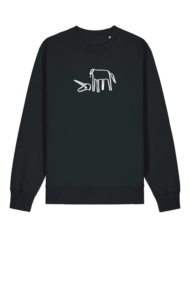 Ztracenej - Černý Unisex Svetr