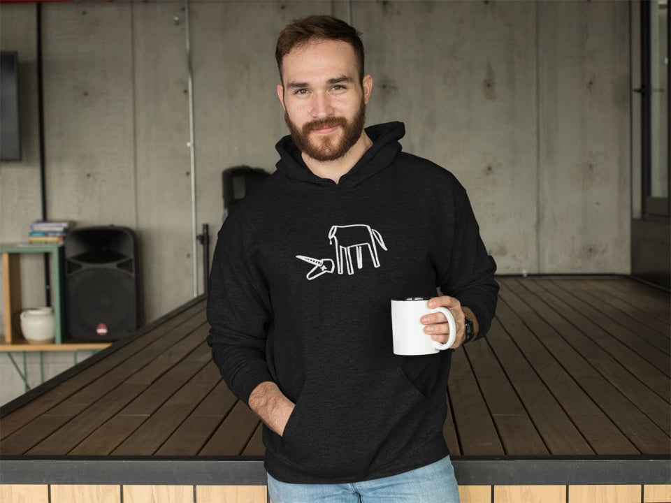 Ztracenej - Černá Unisex Mikina